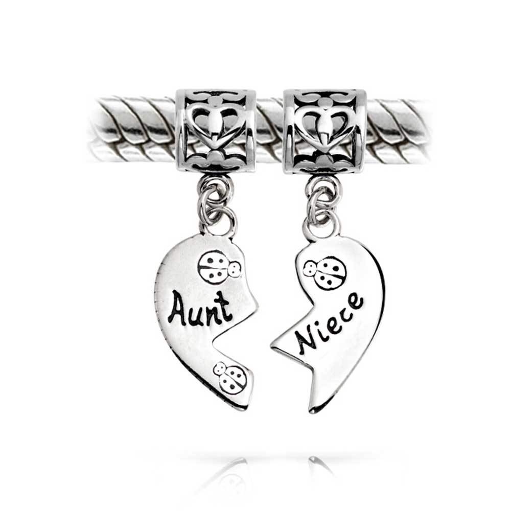Bling Jewelry Aunt and Niece Charms
